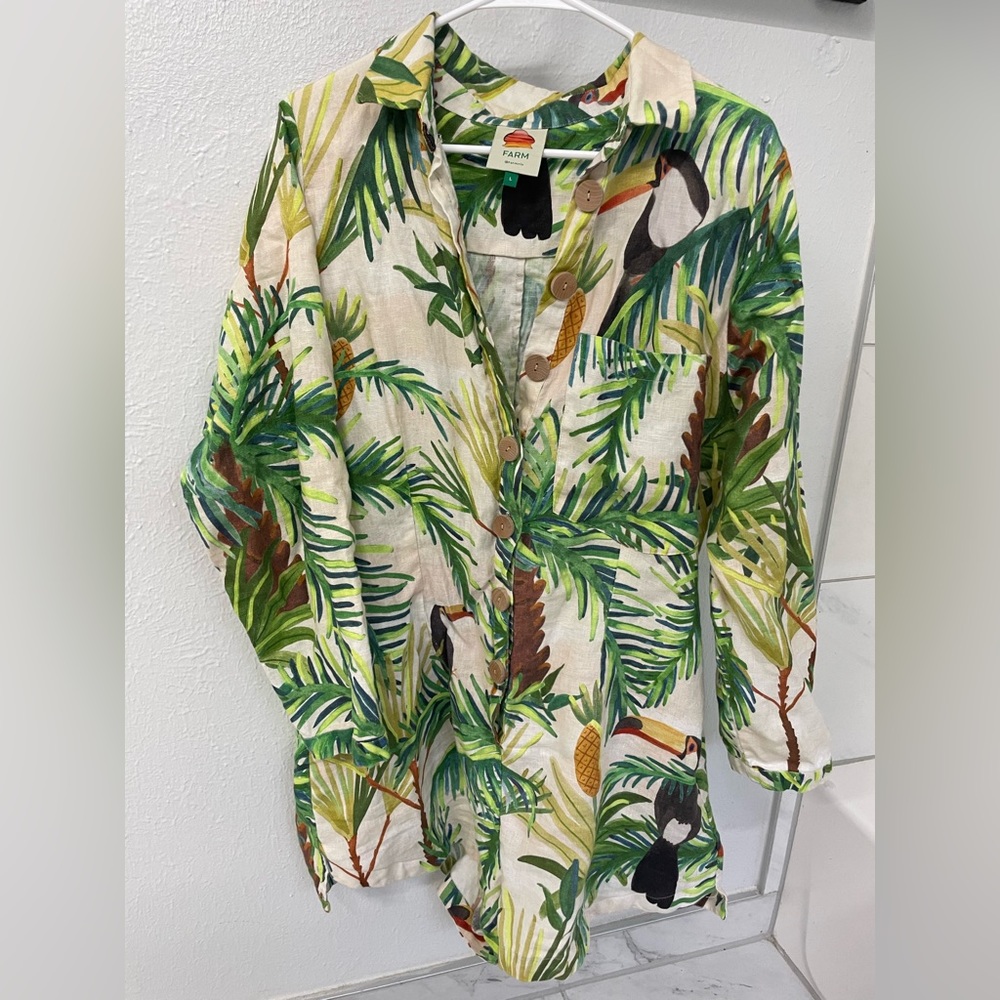 Farm Rio Toucan Palm Romper